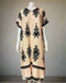 Ladies Casual Collar Down Short Sleeves Shirt Dress